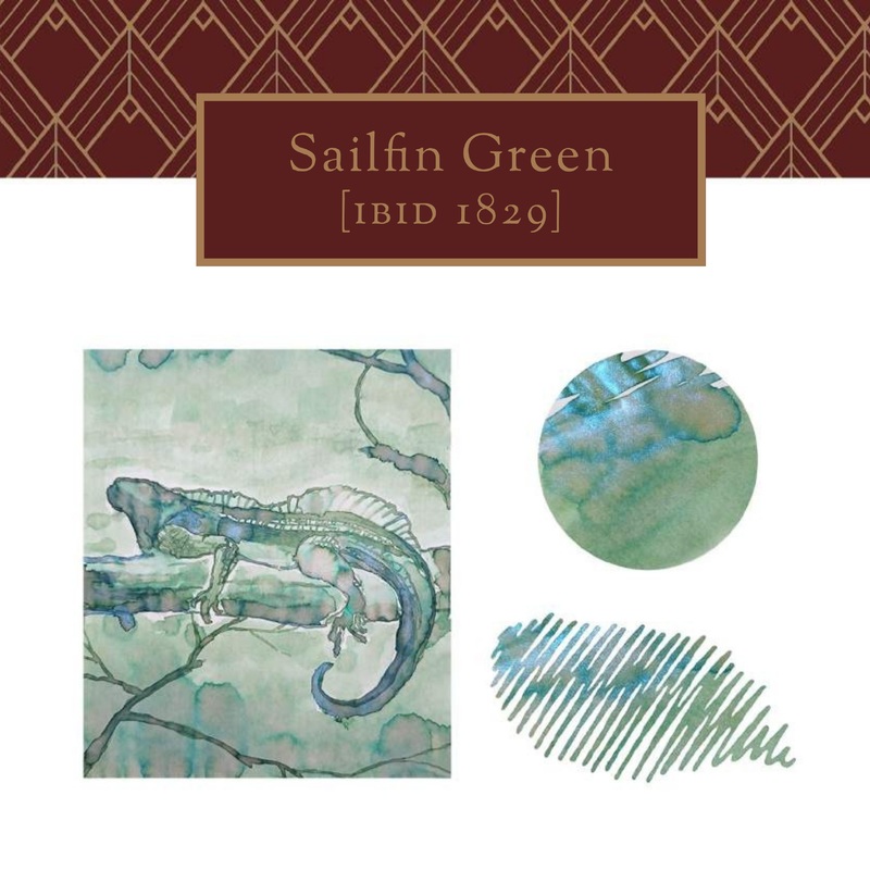 Vinta Inks 30ml Ink Bottle – The Awareness Project – Sailfin Green [Ibid 1829]