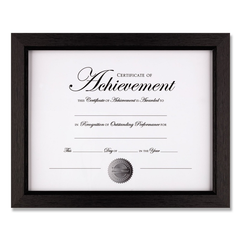 BASICS TEXTURE FRAME WITH TWO-WAY EASEL, 8.5 X 11, BLACK