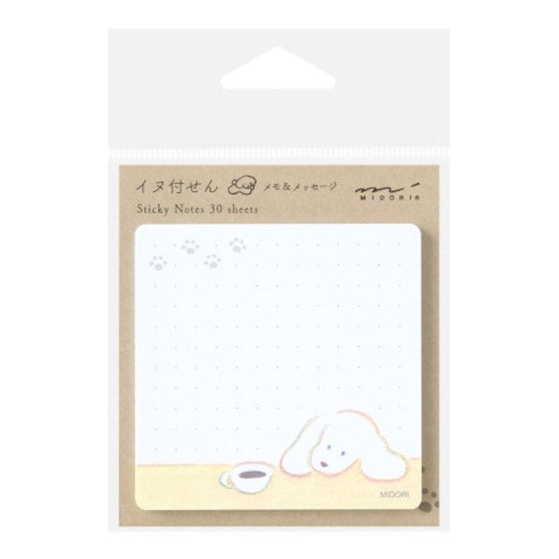 Midori Sticky Notes – Coffee and Dog