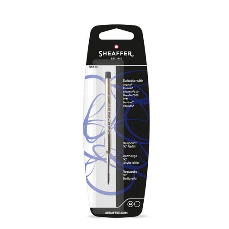 Sheaffer Ball Pen Refill “K” Style – Black – Medium