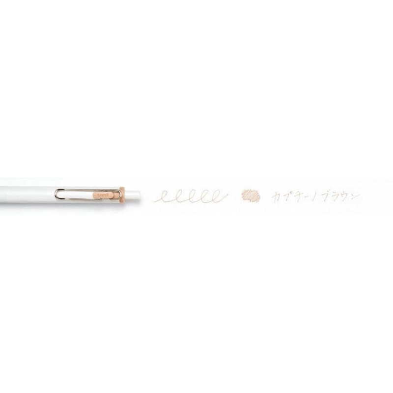 Uni-Ball One Fika Color Gel Ballpoint Pen- Cappuccino Brown
