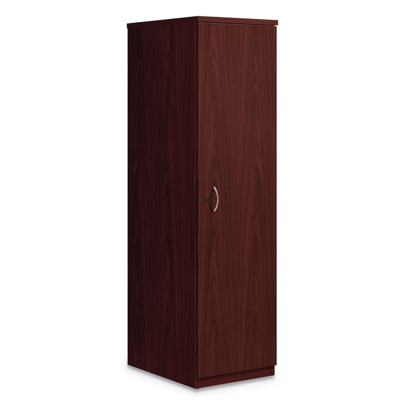 FOUNDATION PERSONAL WARDROBE CABINET, 18W X 24D X 66H, MAHOGANY