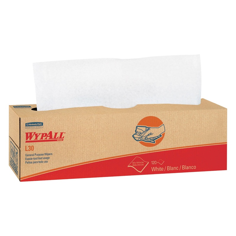 L30 Towels, Pop-Up Box, 9 4/5 X 16 2/5, 100/box, 8 Boxes/carton