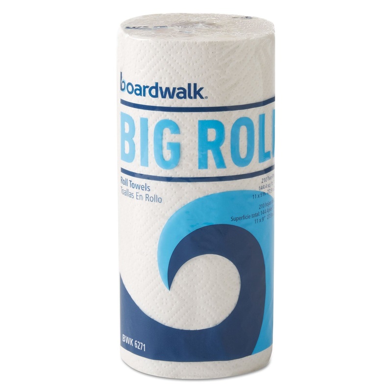 Office Packs Perforated Paper Towel Rolls, 2-Ply,white, 9″ X 11″, 210/roll,12/ct