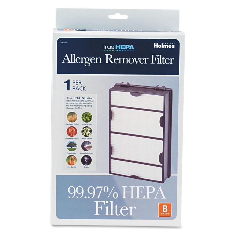 Replacement Modular Hepa Filter For Air Purifiers, 10 X 6 1/2 X 2