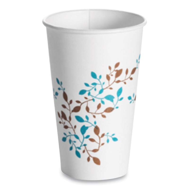 SINGLE WALL HOT CUPS 16 OZ, VINE, 1,000/CARTON