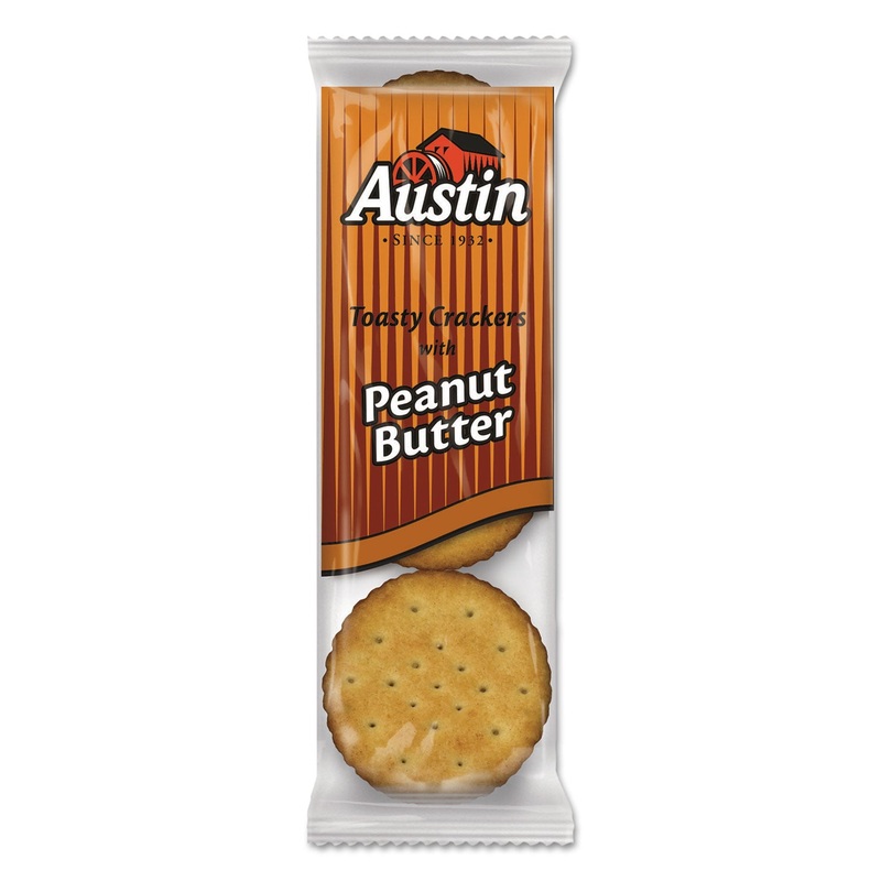 Toasty Crackers W/peanut Butter, 6-Piece Snack Pack, 45 Packs/box