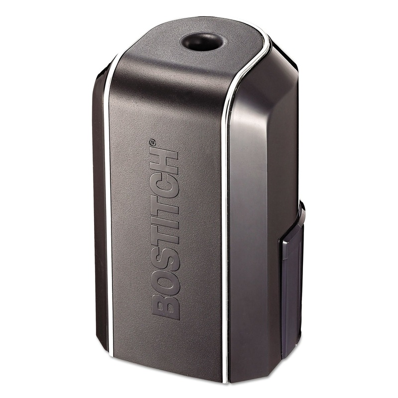 Vertical Battery Pencil Sharpener, Black, 3w X 3d X 5 1/8h