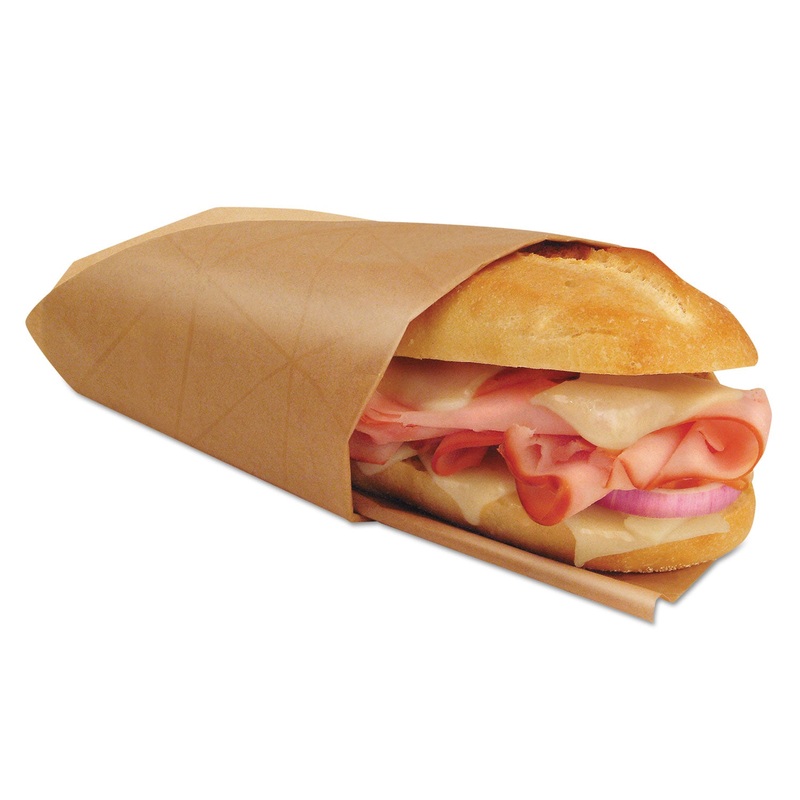 Ecocraft Grease-Resistant Paper Wrap/liner, 12 X 12, 500/box, 4 Box/carton