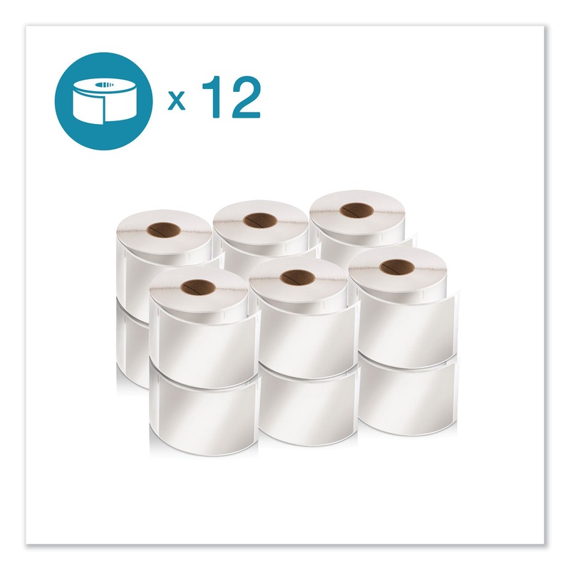 LW SHIPPING LABELS, 2.13″ X 4″, WHITE, 220/ROLL, 12 ROLLS/PACK