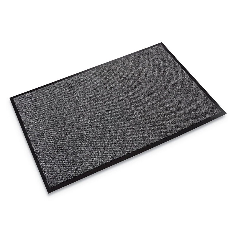 Walk-A-Way Indoor Wiper Mat, Olefin, 36 X 60, Gray