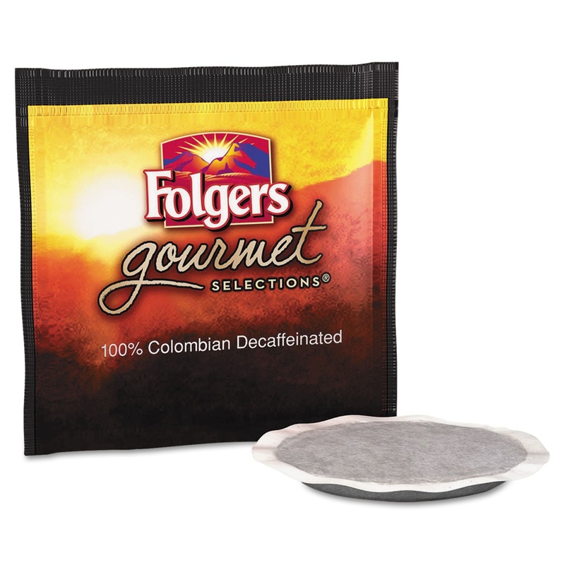 Gourmet Selections Coffee Pods, 100% Colombian Decaf, 18/box