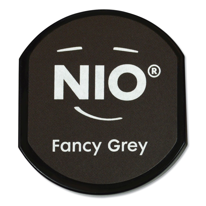 INK PAD FOR NIO STAMP WITH VOUCHER, FANCY GRAY