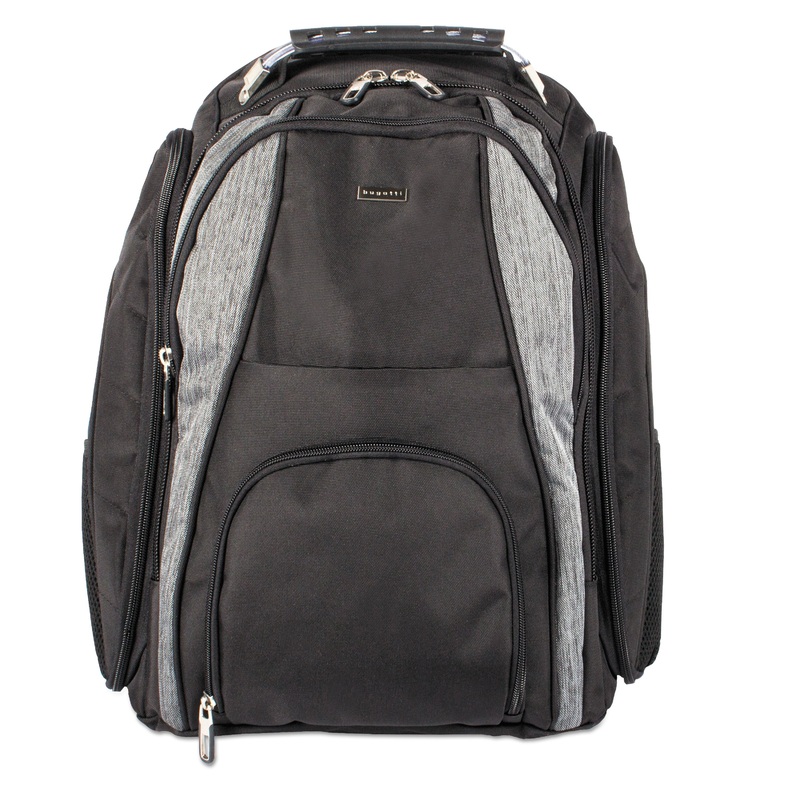 Matt Backpack, 13″ X 4″ X 18″, Polyester, Black/gray