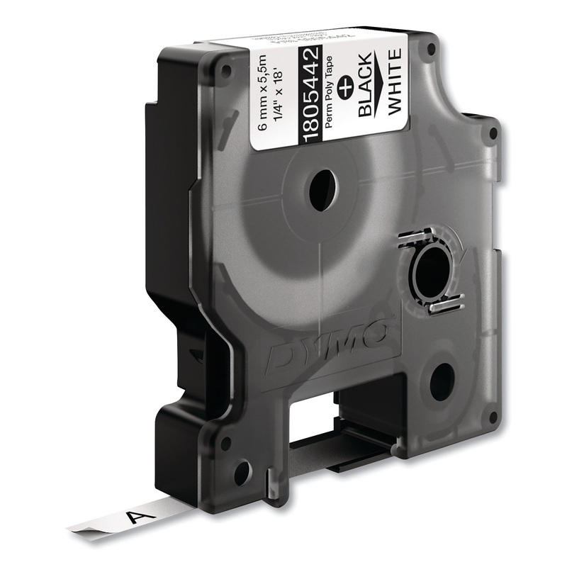 PERMANENT POLYESTER LABELS, 0.25″ X 18 FT, WHITE