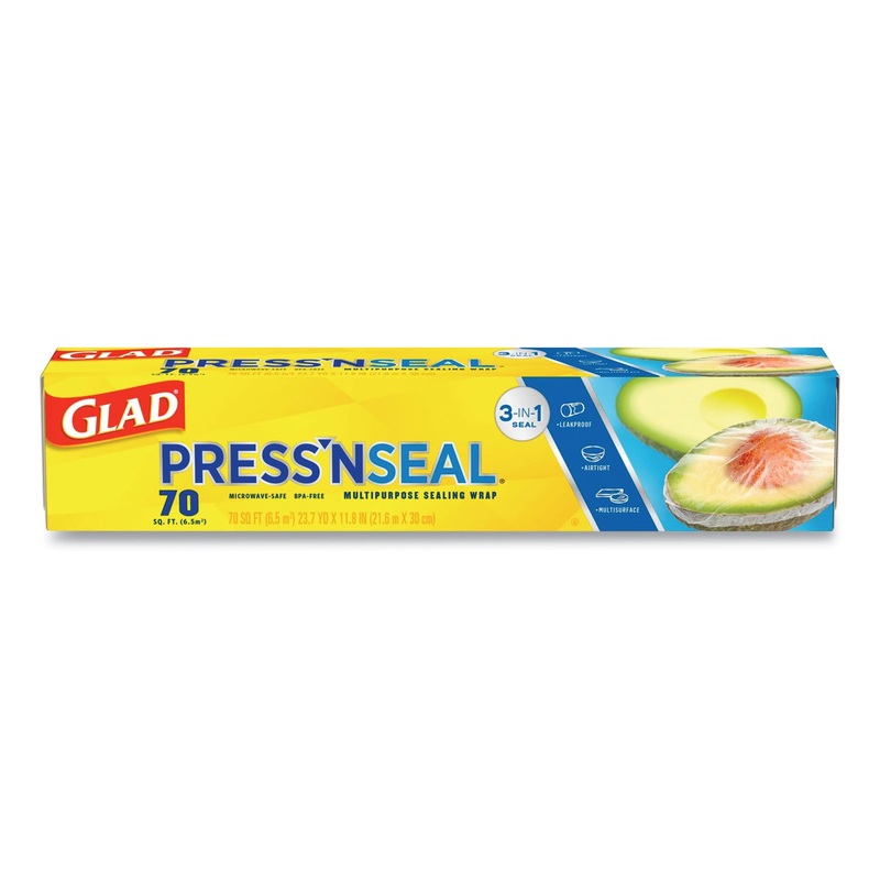 Press’n Seal Food Plastic Wrap, 70 Square Foot Roll, 12/carton