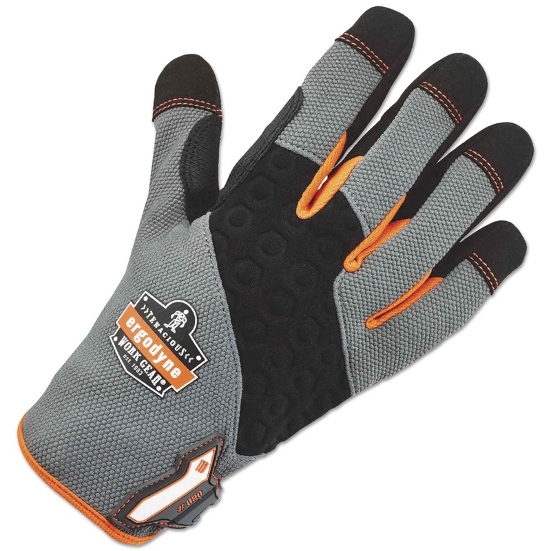 Proflex 820 High Abrasion Handling Gloves, Gray, Large, 1 Pair