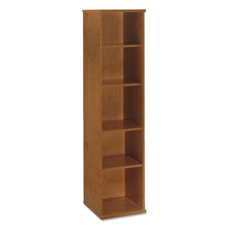 Series C Collection 18w 5 Shelf Bookcase, Natural Cherry