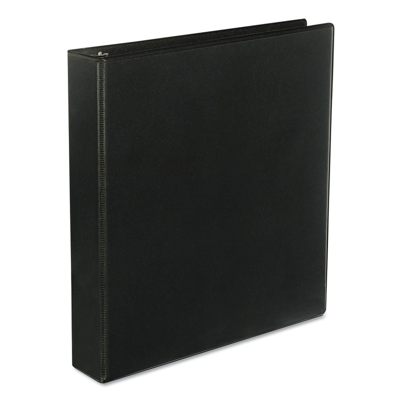 SLANT-RING VIEW BINDER, 3 RINGS, 1.5″ CAPACITY, 11 X 8.5, BLACK