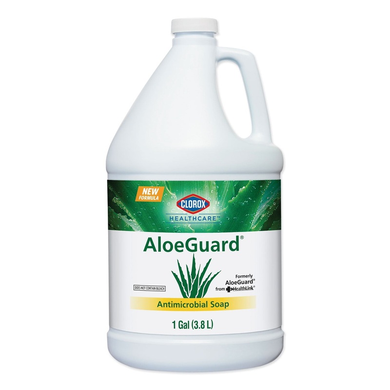 ALOEGUARD ANTIMICROBIAL SOAP, ALOE SCENT, 1 GAL BOTTLE, 4/CARTON