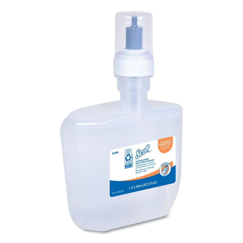 CONTROL ANTIMICROBIAL FOAM SKIN CLEANSER, FRESH SCENT, 1200 ML, 2/CARTON