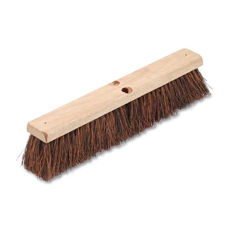 Floor Brush Head, 3 1/4″ Natural Palmyra Fiber, 18″