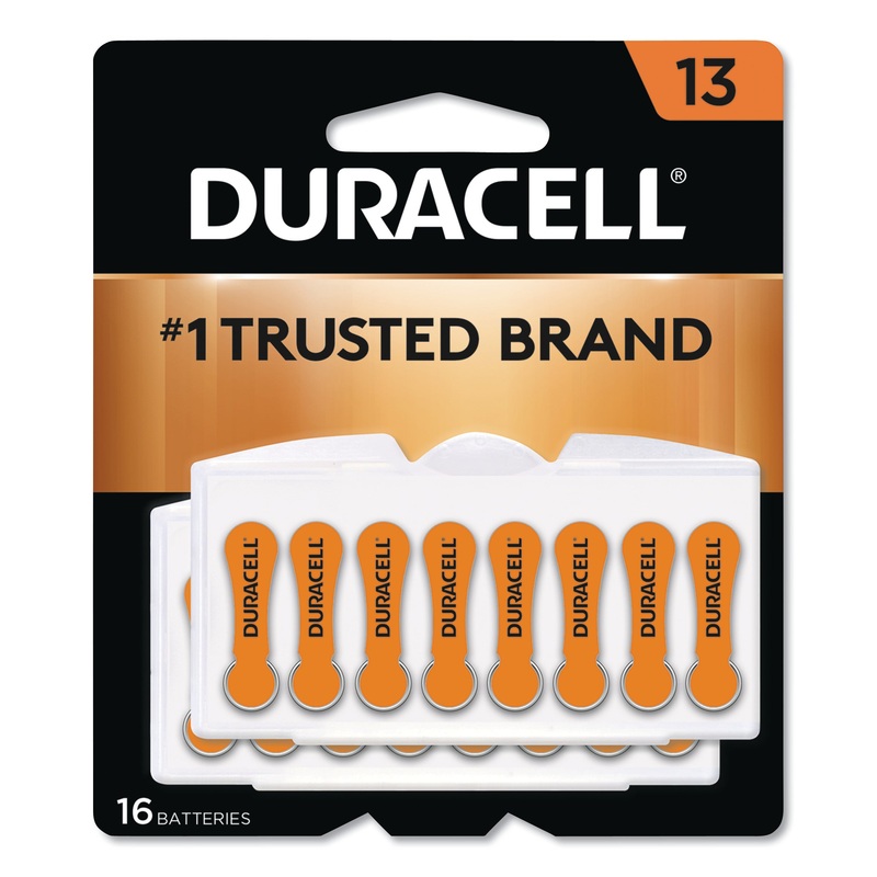 HEARING AID BATTERY, #13, 16/PACK