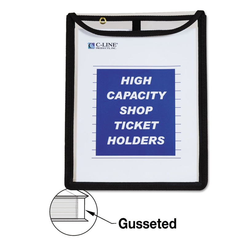 HIGH CAPACITY, SHOP TICKET HOLDERS, STITCHED, 150 SHEETS, 9 X 12 X 1, 15/BOX
