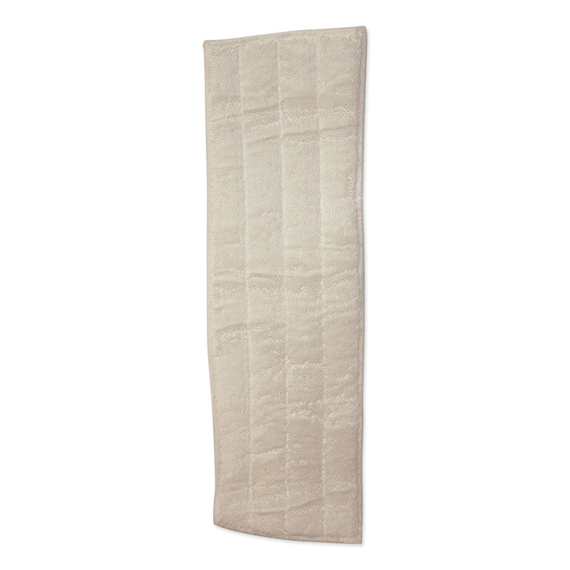 MICROFIBER WET MOPS, 18 X 5, WHITE