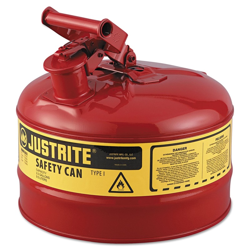 Safety Can, Type I, 2.5gal, Red