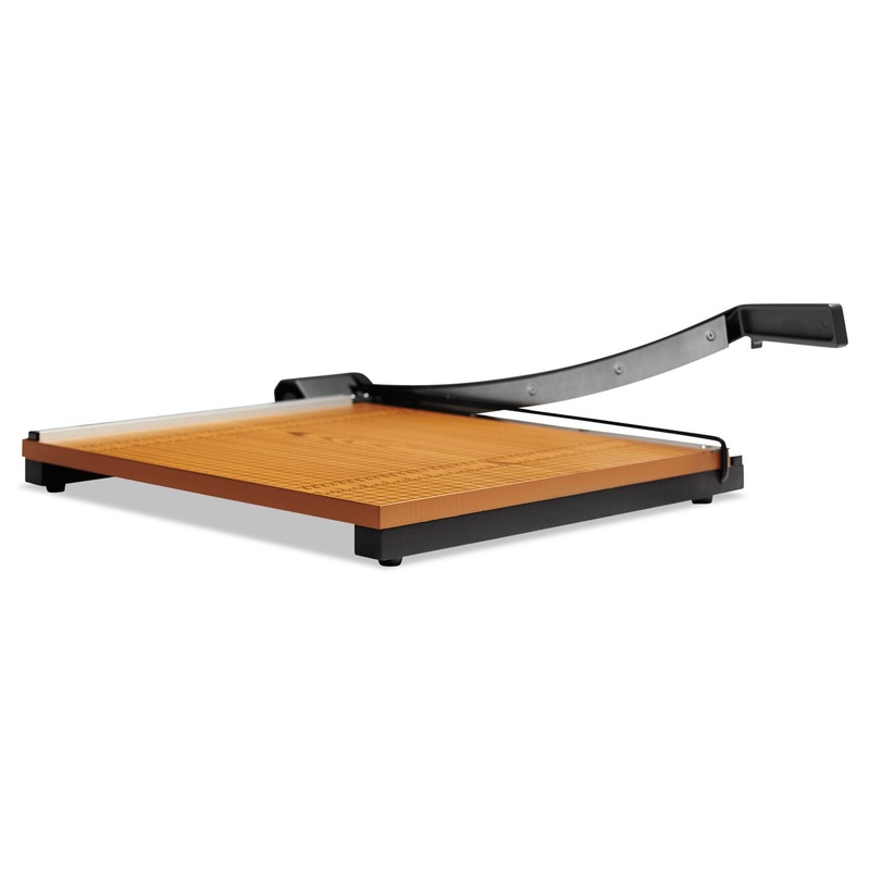 Square Commercial Grade Wood Base Guillotine Trimmer, 15 Sheets, 18″ X 18″