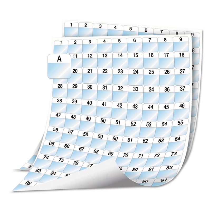 XTL PRE-SIZED LABELS, 1″ X 0.87″, WHITE/BLACK PRINT, 100/CARTRIDGE