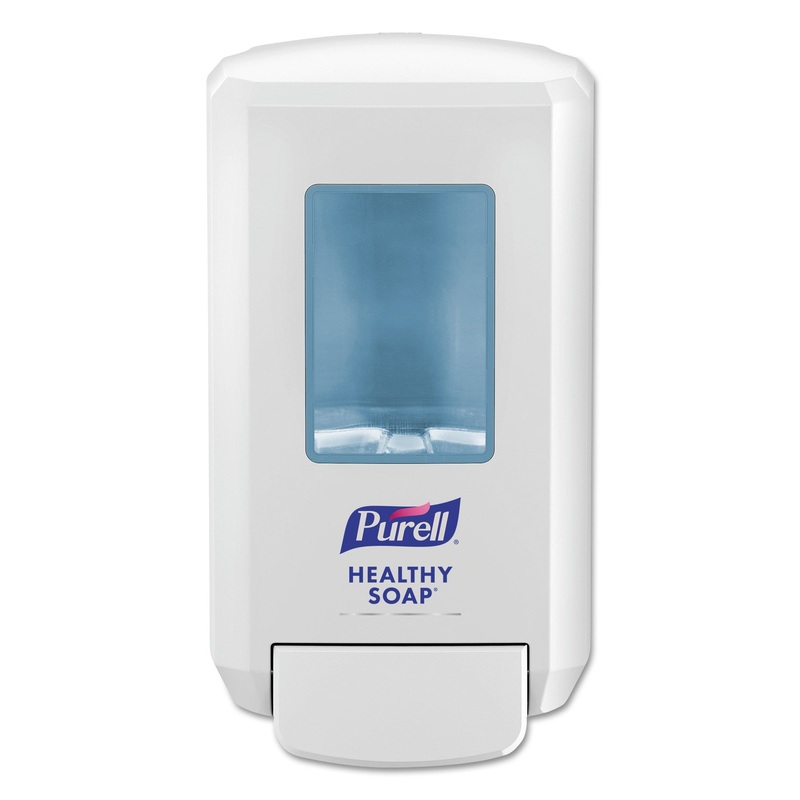 CS4 SOAP PUSH-STYLE DISPENSER, 1250 ML, 4.88″ X 8.8″ X 11.38″, WHITE