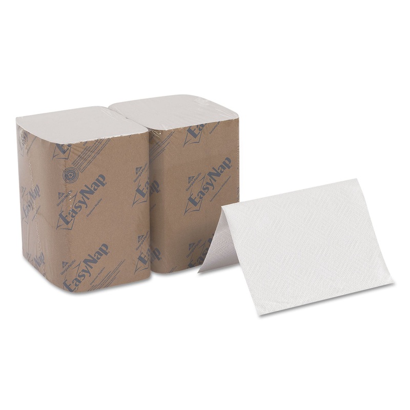 Interfold Napkin Refills, 2 Ply, 6 1/2×9 7/8, White, 500/pk, 6 Pack/ctn