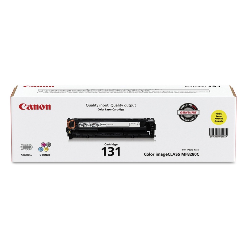 6269B001 (CRG-131) TONER, 1500 PAGE-YIELD, YELLOW