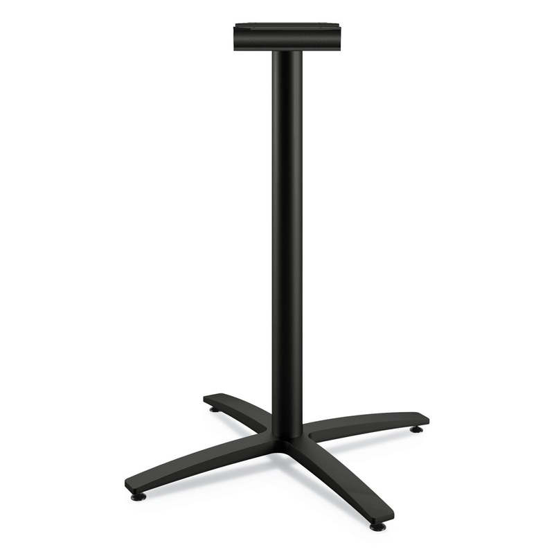 BETWEEN STANDING-HEIGHT X-BASE FOR 42″ TABLE TOPS, BLACK