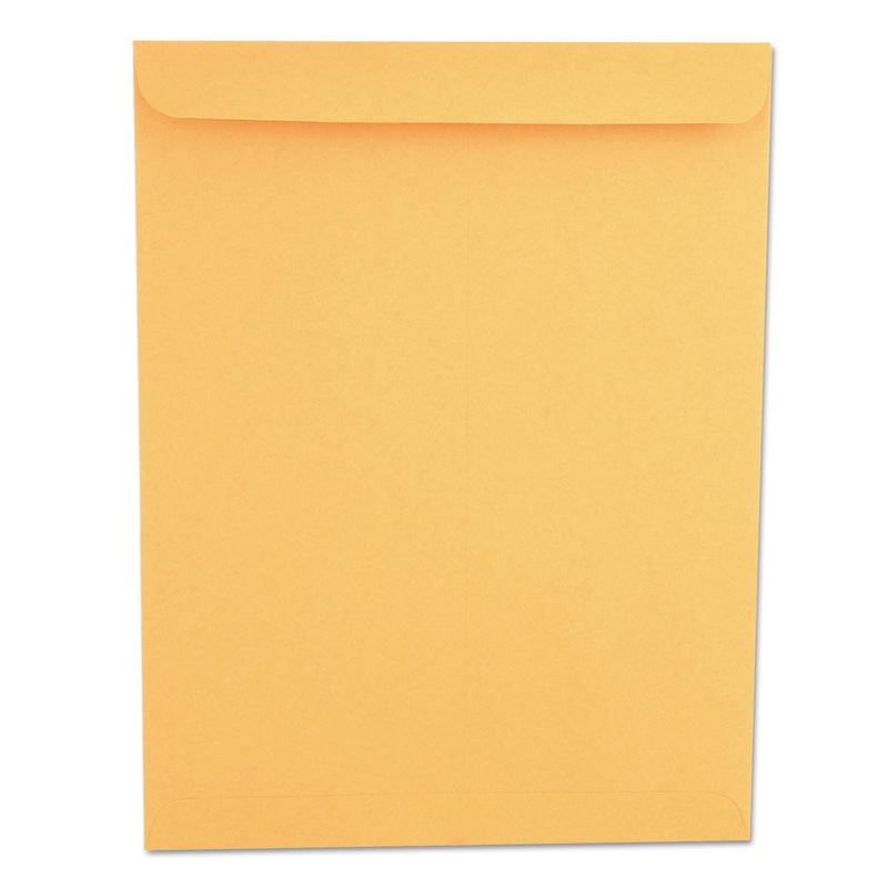 CATALOG ENVELOPE, #13 1/2, SQU FLAP, GUMMED CLOSURE, 10 X 13, BROWN KRAFT, 250/BOX