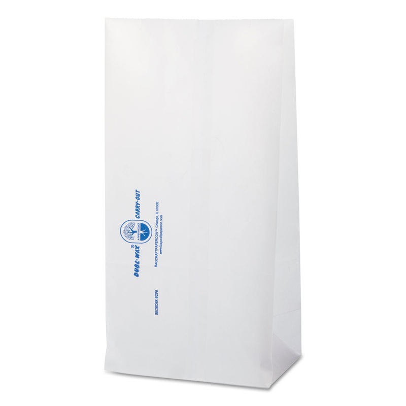 DUBL WAX SOS BAKERY BAGS, 6.13″ X 12.38″, WHITE, 1,000/CARTON