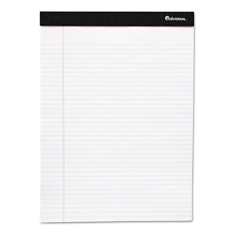 Premium Ruled Writing Pads, Narrow Rule, 5 x 8, White, 50 Sheets, 12/Pack
