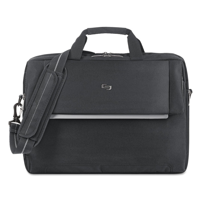 Urban Briefcase, 17.3″, 16 1/2 X 3 X 11, Black