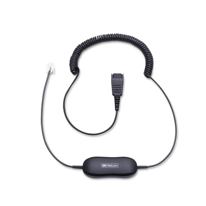 Coiled Direct Connect Smart Cord For Headsets