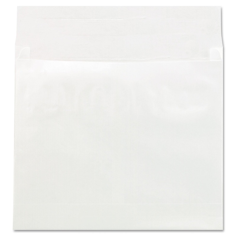DELUXE TYVEK EXPANSION ENVELOPES, SQUARE FLAP, SELF-ADHESIVE CLOSURE, 14 X 16, WHITE, 50/CARTON