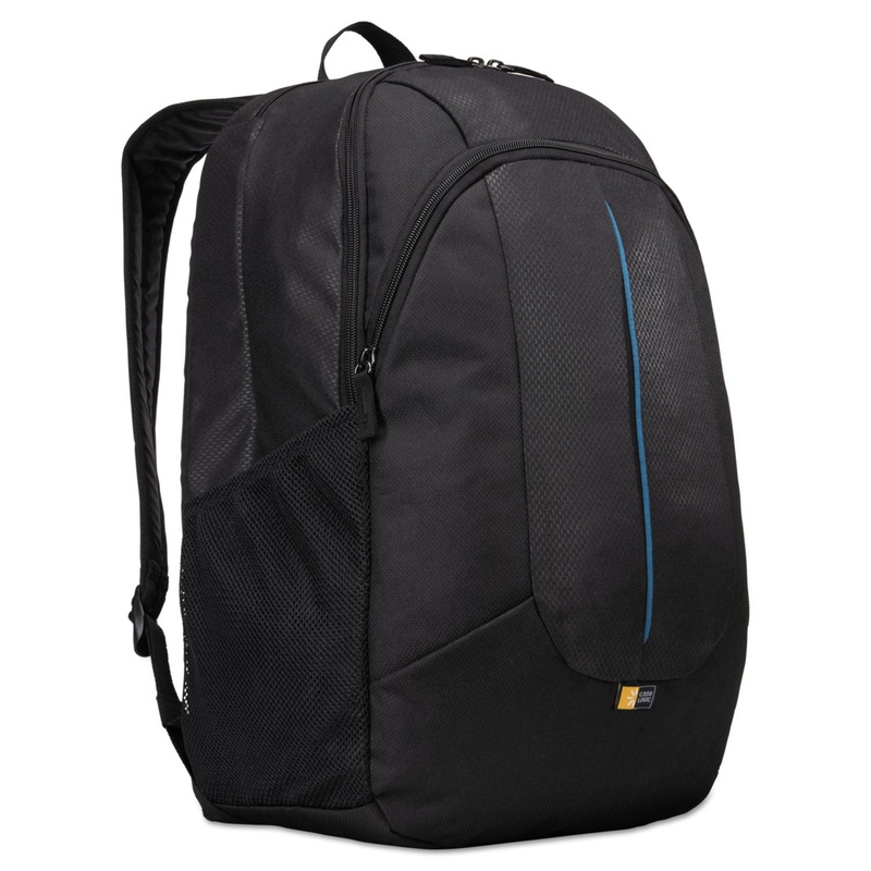 Prevailer 17″ Laptop Backpack, 12 1/2 X 12 1/4 X 18, Black With Blue Accent