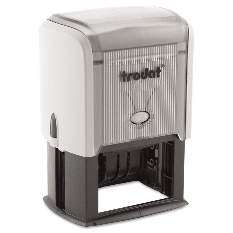 Custom Dater, Self-Inking, 3/16″ X 1″, Black/blue/red