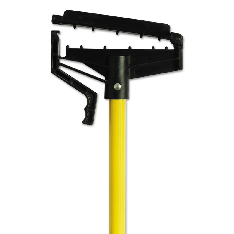 Quick-Change Mop Handle, 60″, Fiberglass, Yellow, 6/carton