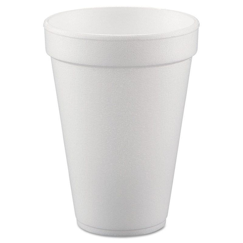 Conex Hot/cold Foam Drinking Cups, 10oz, White, 40/bag, 25 Bags/carton