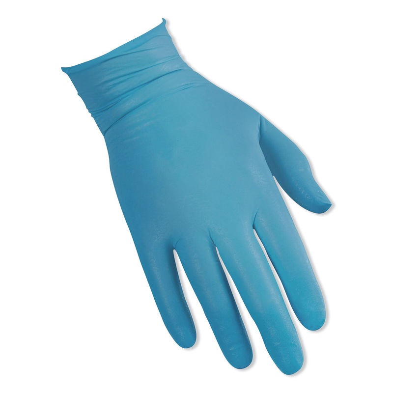 G10 FLEX BLUE NITRILE GLOVES, BLUE, 9.5″, LARGE, 100/BOX, 10 BOX/CARTON