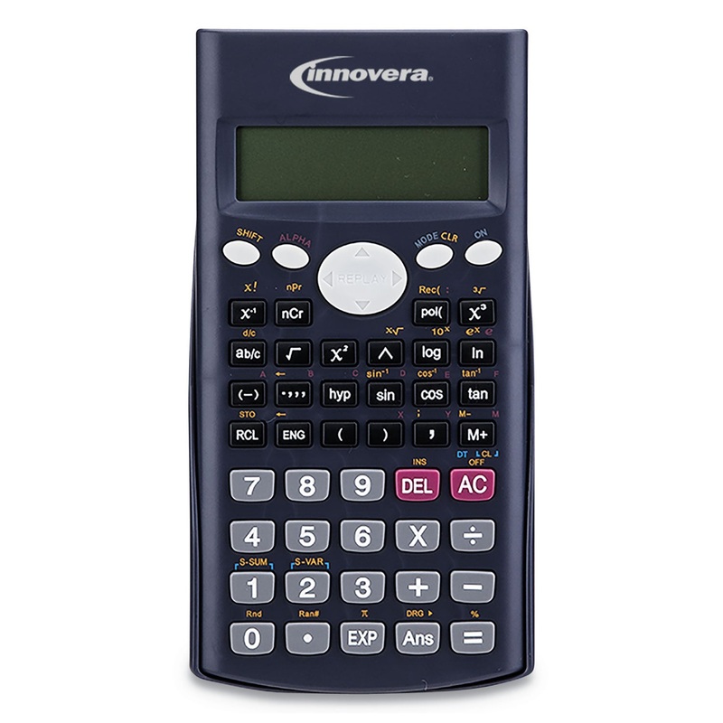 15969 SCIENTIFIC CALCULATOR, 240 FUNCTIONS, 10-DIGIT LCD, TWO DISPLAY LINES