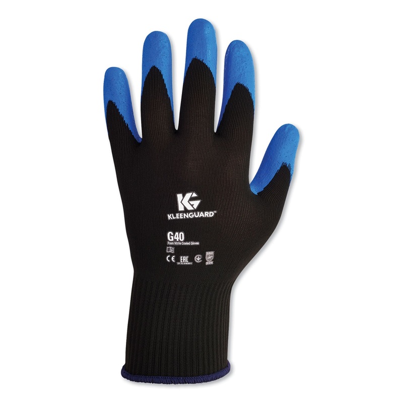 G40 Nitrile Coated Gloves, 260 Mm Length, 2x-Large/size 11, Pe, 12 Pairs