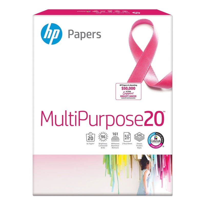 MULTIPURPOSE20 PAPER, 96 BRIGHT, 20LB, 8.5 X 11, WHITE, 500/REAM